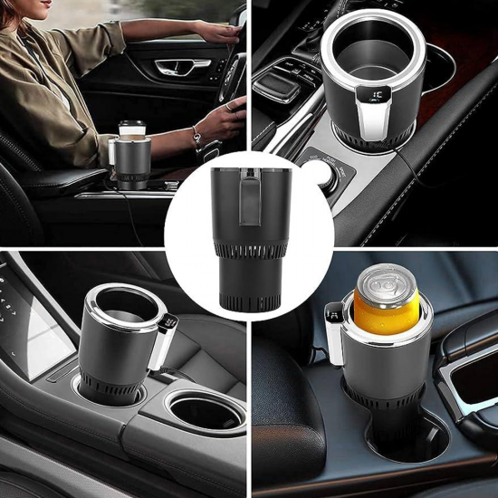 Green Lion Smart LED Hot & Cool Cup Holder 36W - Black