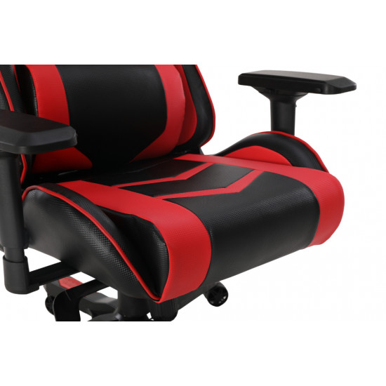 Devo Gaming Chair - Fliktik Carbon Fiber Red Devo Gaming Chair - Fliktik Carbon Fiber Red