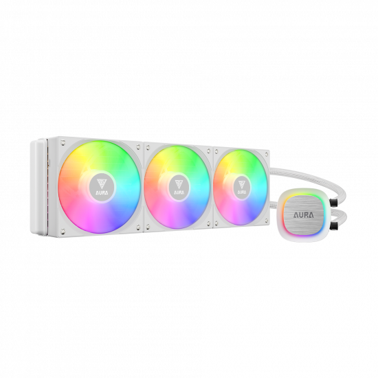 Gamdias Chione Aura GL360 v2 Liquid Cooler - White Gamdias Chione Aura GL360 v2 Liquid Cooler - White