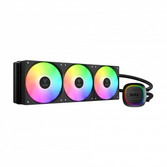 Gamdias Aura GL360 v2 Liquid Cooler - Black