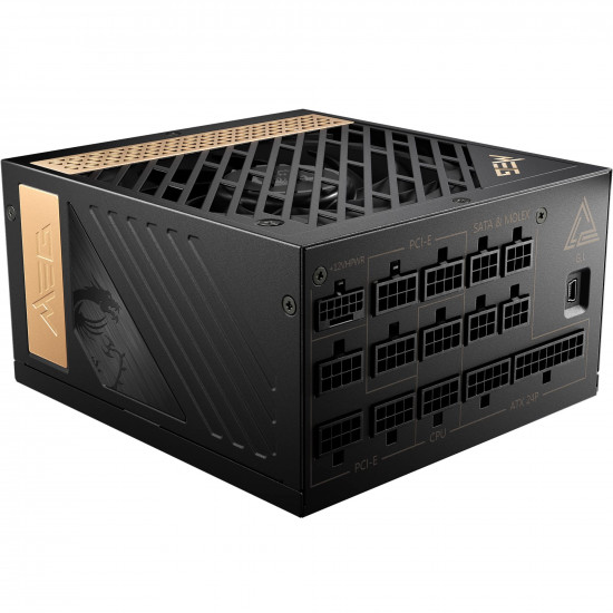 MSI MEG Ai1300P PCIE 5 80+ 1300w Platinum Modular PSU MSI MEG Ai1300P PCIE 5 80+ 1300w Platinum Modular PSU
