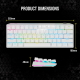 Corsair K70 Pro Mini Wireless Mechanical keyboard - Red switches