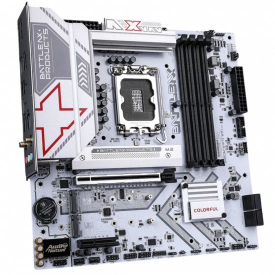 Colorful Battle-AX B860M White WiFi V20 Motherboard Colorful Battle-AX B860M White WiFi V20 Motherboard