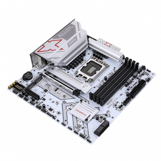Colorful Battle-AX B860M White WiFi V20 Motherboard Colorful Battle-AX B860M White WiFi V20 Motherboard