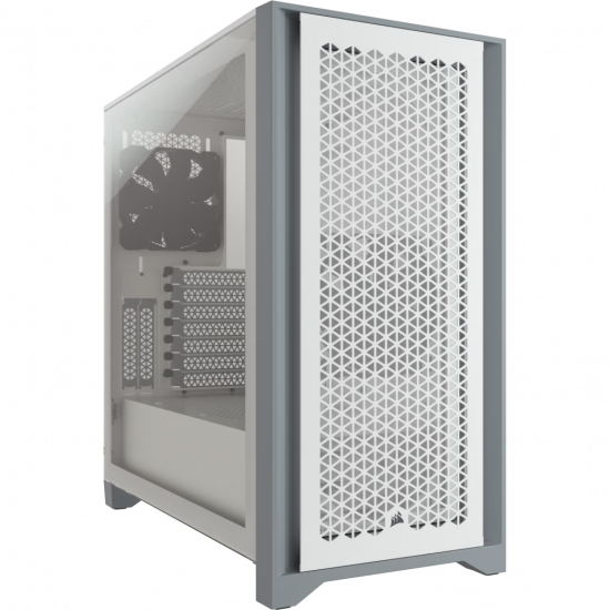 Corsair 4000D V2 AIRFLOW Tempered Glass Mid-Tower ATX Case - White