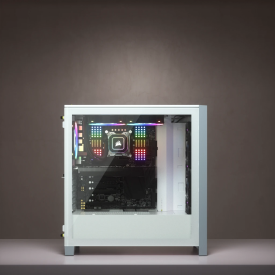 Corsair 4000D V2 AIRFLOW Tempered Glass Mid-Tower ATX Case - White