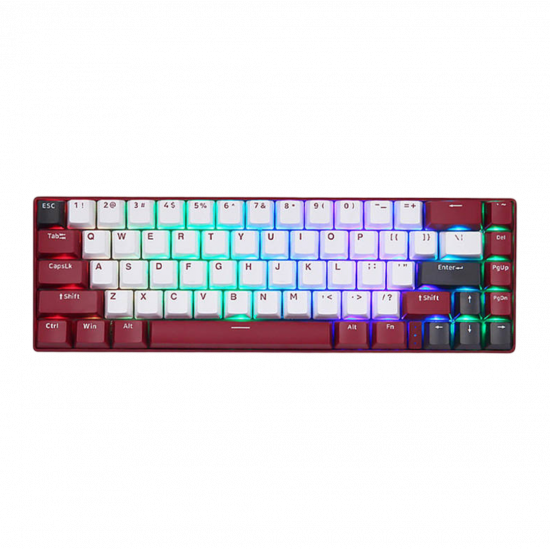 Motospeed BK67 RGB Mechanical Game Keyboard - Red - Blue Switch Motospeed BK67 RGB Mechanical Game Keyboard - Red - Blue Switch