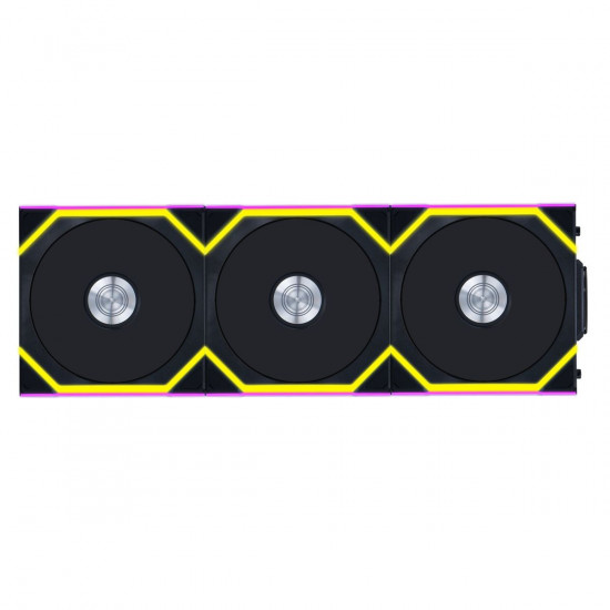 Lian Li UNI FAN SL120 Wireless Fan - Triple - Black Lian Li UNI FAN SL120 Wireless Fan - Triple - Black