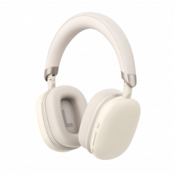 Porodo Soundtec Wireless Bluetooth Headphone Adjustable 360 Foldable 300mAh - Cream Porodo Soundtec Wireless Bluetooth Headphone Adjustable 360 Foldable 300mAh - Cream
