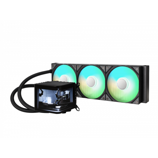 TRYX PANORAMA 360mm AIO Liquid CPU Cooler ARGB - Black TRYX PANORAMA 360mm AIO Liquid CPU Cooler ARGB - Black