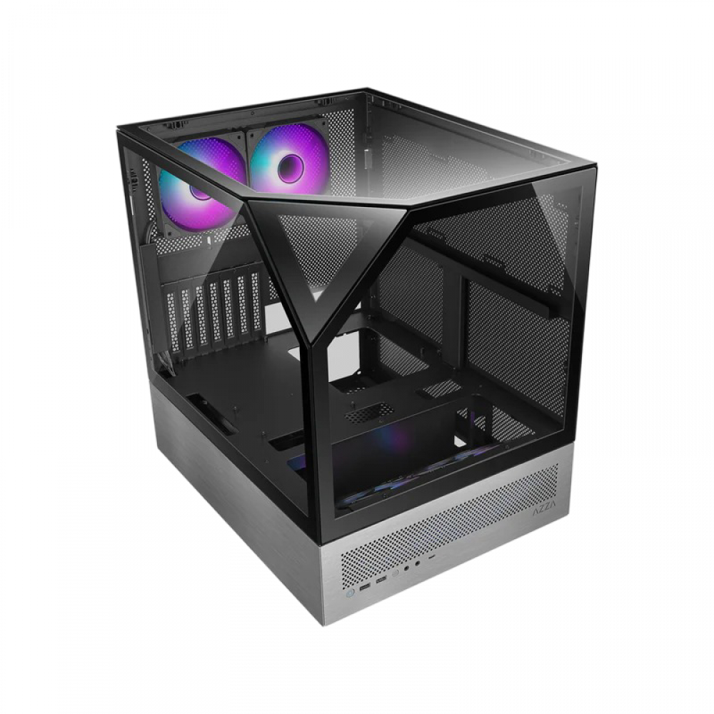 صندوق ألعاب AZZA Sanctum 810 – ATX | زجاج مقسّى وتبريد ممتاز