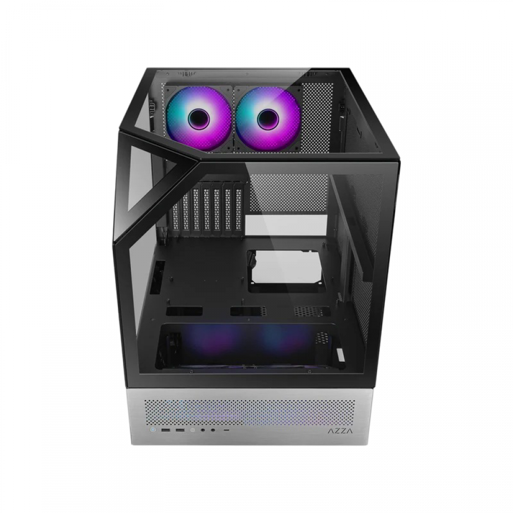 صندوق ألعاب AZZA Sanctum 810 – ATX | زجاج مقسّى وتبريد ممتاز