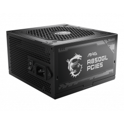 MSI - MAG A850GL PCIE5 - 850w - 80 Plus Gold - Modular - PSU