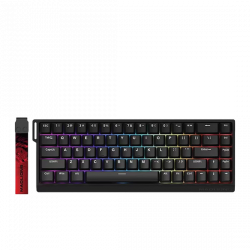 ATK MAD68 PRO Wired RGB Magnetic Keyboard – Silver Switch – Black