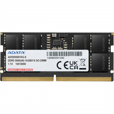 Adata Laptop Memory DDR5 16gb - 5600Mhz (1x16gb)