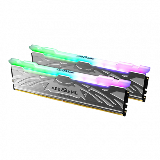 Addlink Spider X5 DDR5 32gb - 6400mhz (2x16gb) RGB - Silver