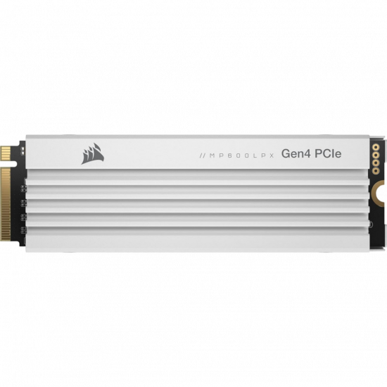 Corsair Force Series - MP600 Pro LPX NVMe M.2 Gen4 - 2TB - White Corsair Force Series - MP600 Pro LPX NVMe M.2 Gen4 - 2TB - White