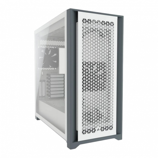 Corsair iCUE 5000D AIRFLOW RGB Tempered Glass Mid-Tower ATX Case - White