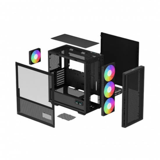 DeepCool CH560 Digital E-ATX 4F RGB Case - Black