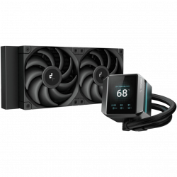DeepCool AIO Liquid Cooler Mystique 240 2.8" LCD - Black