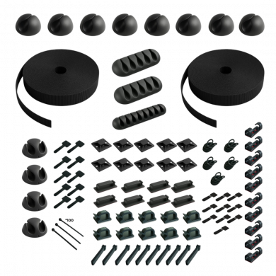 Devo Repair - Cable Management Kit - Black
