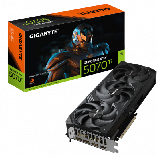 Gigabyte GeForce RTX 5070 Ti Windforce 3X 16GB GDDR7 GPU