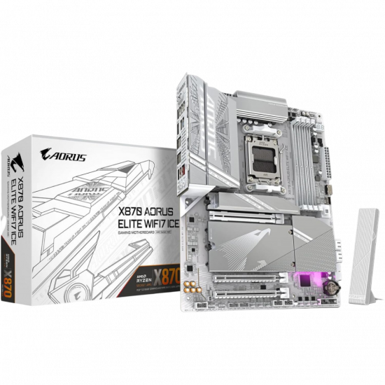 Gigabyte X870 A Elite WF7 Ice Motherboard - White