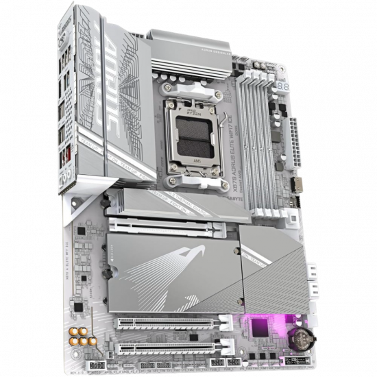 Gigabyte X870 A Elite WF7 Ice Motherboard - White