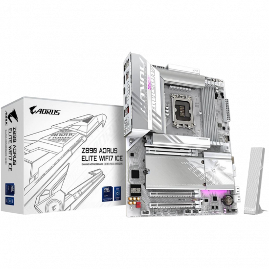 Gigabyte Z890 A Elite WF7 Ice Motherboard - White