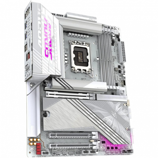 Gigabyte Z890 A Elite X Ice Motherboard - White Gigabyte Z890 A Elite X Ice Motherboard - White