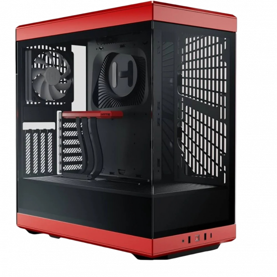 HYTE Y40 ATX Mid-Tower Case - Black Red