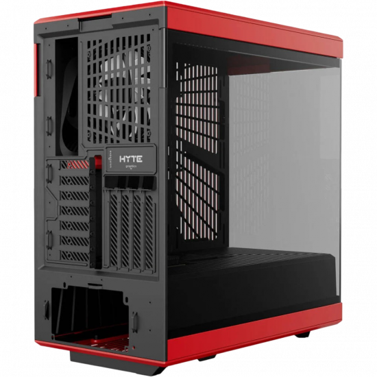 HYTE Y40 ATX Mid-Tower Case - Black Red