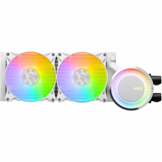 MSI MAG Coreliquid E240 CPU Liquid Cooler - White MSI MAG Coreliquid E240 CPU Liquid Cooler - White