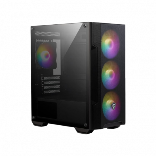 MSI MAG Forge M100A Micro-ATX Tower Black Gaming Case MSI MAG Forge M100A Micro-ATX Tower Black Gaming Case