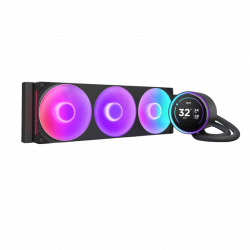 NZXT Kraken Elite 360mm LCD RGB Cooler IPS Single Frame with Controller - Black