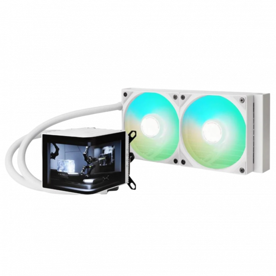 TRYX PANORAMA 240mm AIO Liquid Cooler ARGB - White