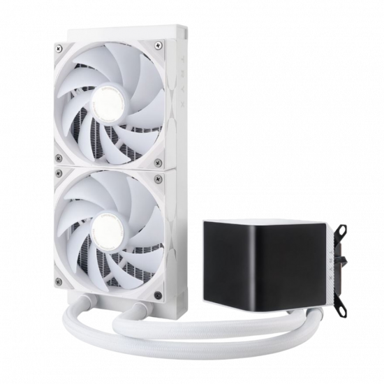 TRYX PANORAMA 240mm AIO Liquid Cooler ARGB - White
