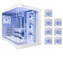 Tortox Curvo V2 ATX Case with 7 Fans - White