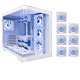 Tortox Curvo V2 ATX Case with 7 Fans - White Tortox Curvo V2 ATX Case with 7 Fans - White