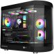 Tortox Vidrio ATX Case with 6 Fans - Black