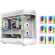 Tortox Vidrio ATX Case with 6 Fans - White Tortox Vidrio ATX Case with 6 Fans - White