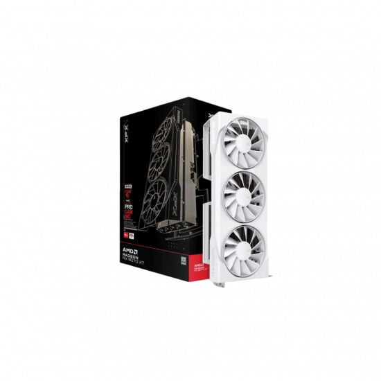 XFX Swift RX 9070 XT 16GB 3xDP G6 GPU - White XFX Swift RX 9070 XT 16GB 3xDP G6 GPU - White