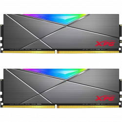 XPG Spectrix D50 DDR4 32gb - 3200Mhz (2x16gb) - RGB - Grey XPG Spectrix D50 DDR4 32gb - 3200Mhz (2x16gb) - RGB - Grey