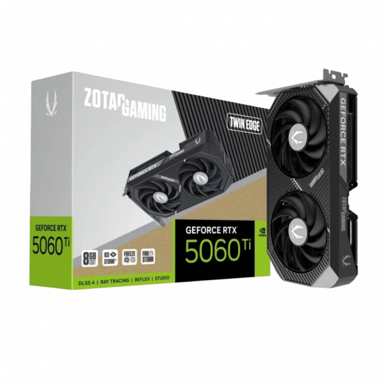 ZOTAC Gaming GeForce RTX 5060 Ti 8GB Twin Edge GDDR7 GPU ZOTAC Gaming GeForce RTX 5060 Ti 8GB Twin Edge GDDR7 GPU