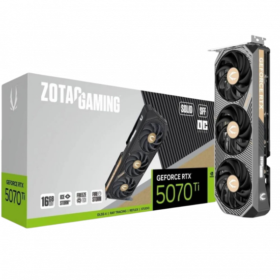 ZOTAC Gaming GeForce RTX 5070 Ti Solid SFF OC 16GB GDDR7 GPU ZOTAC Gaming GeForce RTX 5070 Ti Solid SFF OC 16GB GDDR7 GPU