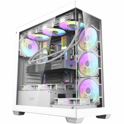 darkFlash DS900 ATX Case with 7 Fans - White darkFlash DS900 ATX Case with 7 Fans - White