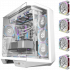 darkFlash DY470 ATX Case with 4 Fans - White