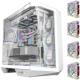 darkFlash DY470 ATX Case with 4 Fans - White