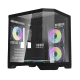 darkFlash FT350 M-ATX Case with 5 Fans - Black darkFlash FT350 M-ATX Case with 5 Fans - Black