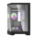 darkFlash FT350 M-ATX Case with 5 Fans - Black darkFlash FT350 M-ATX Case with 5 Fans - Black